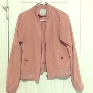 Suede blush jacket